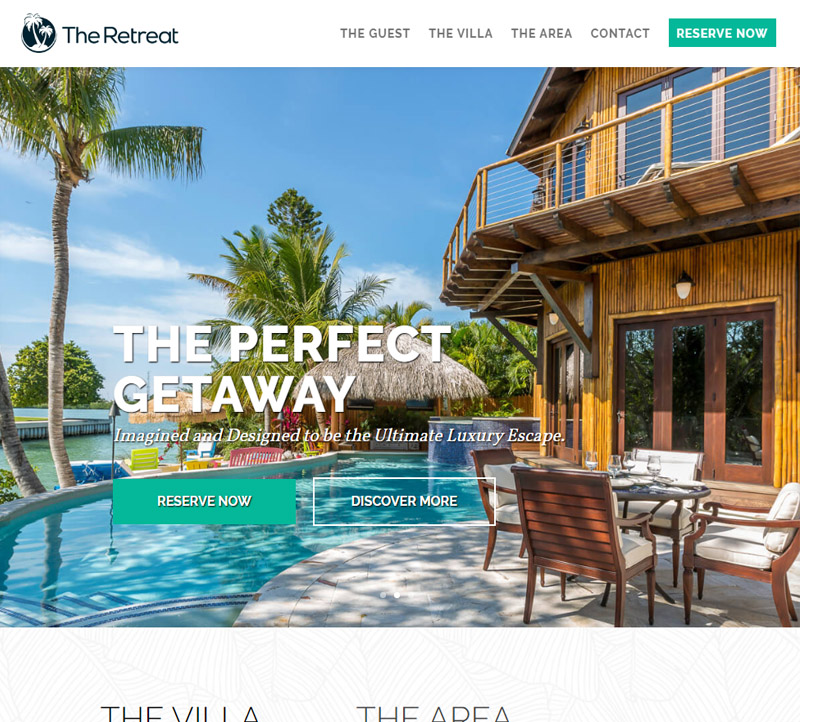 real estate Web Design Design Example